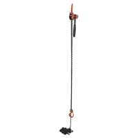 Mini Lever Hoist, 20' Lift, 1000 lbs. (0.5 tons) Capacity, Steel Chain O-Max