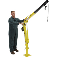 Winch Operated Truck Jib Crane, 500 lbs. (0.25 tons) Capacity, 102' Max. Clearance O-Max