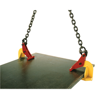 Pince de levage pour plaques horizontales Topal TLH1 0-120, 2200 lb (1,1 tonne) max., M&acirc;choires 0" - 4-3/4" O-Max