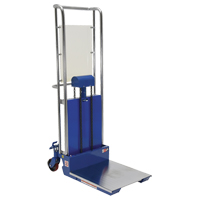 Gerbeur Hefti-Lift, M&eacute;canisme Pompe au pied, Capacit&eacute; de 880 lb, Levage max de 59" O-Max