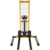 Gerbeur hydraulique manuel, Fonctionnement Pompe manuelle, Capacit&eacute; 2000 lb, Lev&eacute;e max 63" O-Max