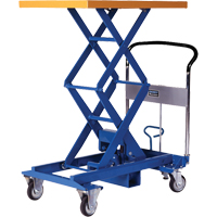 Dandy Lift Scissor Lift Table, 34-4/5" L x 23-3/5" W, Steel, 770 lbs. Capacity O-Max