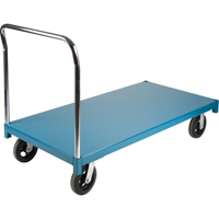 Chariot &agrave; plateforme robuste, 60" lo x 30" la x Capacit&eacute; 2000 lb, Roues en Caoutchouc O-Max