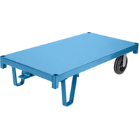 Plateformes sp&eacute;cialis&eacute;es - Plateformes semi-mobiles, 48" lo x 24" la x Capacit&eacute; 2000 lb, Roues en Caoutchouc O-Max