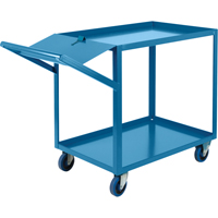 Chariots &agrave; cueillette, 36" h x 24" la x 64" p, 2 Tablettes, Capacit&eacute; 1200 lb O-Max