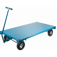 Platform Trucks - Ergonomic Platform Wagon Trucks, 36" W x 72" L, 1000 lbs. Capacity O-Max