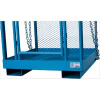 Nacelle &eacute;l&eacute;vatrice pour travail en hauteur, 48" x 48" x 72" h, Capacit&eacute; de 1000 lb, Acier O-Max