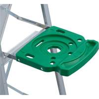 Commercial Duty Stepladders (2400 Series), 4', Aluminum, 225 lbs. Capacity, Type 2 O-Max