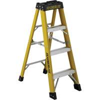 Industrial Heavy-Duty Stepladders (6900 Series), 4', Fibreglass, 300 lbs. Capacity, Type 1A O-Max