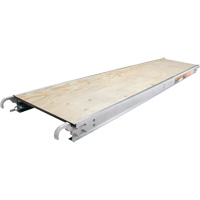 Work Platforms - Plywood Deck, Wood, 7' L x 19" W O-Max