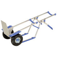 Diable ergonomique, Prise Combinaison, Aluminium, Hauteur de 52", Capacit&eacute; 350 lb O-Max