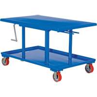 Post Lift Table, 42" L x 30" W, Steel, 2000 lbs. Capacity O-Max