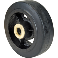 Rubber Wheels, 6" (152 mm) Dia. x 2" (51 mm) W, 550 lbs. (249 kg.) Capacity O-Max