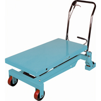 Heavy-Duty Hydraulic Scissor Lift Table, 40" L x 20-1/8" W, Steel, 2200 lbs. Capacity MJ524 | O-Max