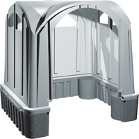 Abris en poly pour l'ext&eacute;rieur, 3 murs, 7' lo x 6' la x 7' h O-Max