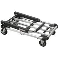Foldable Platform Trucks, Aluminum, 300 lbs., 28" L x 16" W, 32" High O-Max