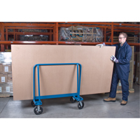 Chariots pour panneaux en placopl&acirc;tre, 44" x 24" x 44", Capacit&eacute; 2000 lb O-Max
