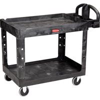 Chariot utilitaire robuste - 4546-00, 2 tiers, 26" x 33-1/4" x 55", Capacit&eacute; 750 lb O-Max