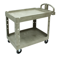 Chariot utilitaire robuste - 4520-88, 2 tiers, 25-1/4" x 39" x 44", Capacit&eacute; 500 lb O-Max