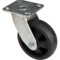 Hi-Temp Caster, Swivel, 6" (152.4 mm), Nylon, 880 lbs. (399 kg.) O-Max