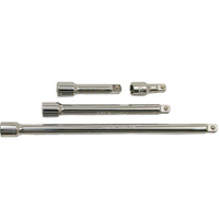 Extension Bar Set, 3/8" Drive, Chrome Finish, 4 Pcs O-Max