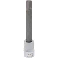 Bit Socket, Hex, 10 mm x 4" L, 3/8" Drive O-Max