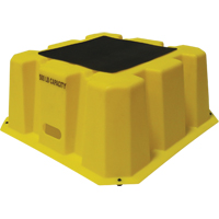 Escabeaux emboîtables industriels, 25" x 25" x Hauteur 10-1/2" O-Max