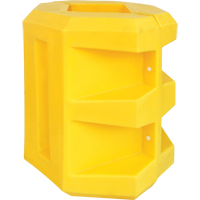 Protecteur de colonne courte, Ouverture int&eacute;rieure 6" x 6", 24" lo x 24" la x 24" h, Jaune O-Max