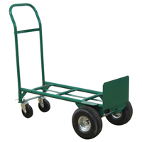 Greenline Economical Convertible Hand Truck, Steel, 600 lbs. Capacity O-Max