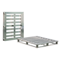 Palette &agrave; cadre tubulaire en aluminium 4 c&ocirc;t&eacute;s O-Max
