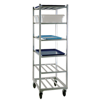 Shelf Cart, 6 Tiers, 20-7/8" W x 67" H x 27" D, 450 lbs. Capacity MO460 | O-Max