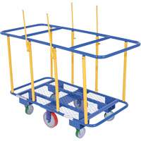Horizontal Panel Cart, 63-7/16" x 28-1/2" x 40-15/16", 2000 lbs. Capacity O-Max