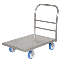 Platform Truck, 36" L x 24" W, 2000 lbs. Capacity, Polyurethane Casters O-Max