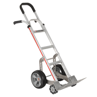 Diable autostabilisant, Prise Combinaison, Aluminium, Hauteur de 55'', Capacit&eacute; 500 lb O-Max