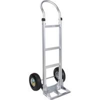 Knocked Down Hand Truck, Continuous Handle, Aluminum, 49-5/8" Height, 500 lbs. Capacity O-Max