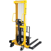 Gerbeur hydraulique manuel, Fonctionnement Pompe manuelle, Capacit&eacute; 2000 lb, Lev&eacute;e max 35" O-Max