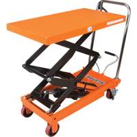 Hydraulic Scissor Lift Table, 35-3/4" L x 19-3/4" W, Steel, 770 lbs. Capacity MP007 | O-Max