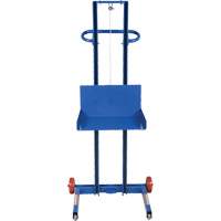 Plateforme &eacute;l&eacute;vatrice &agrave; profil bas pour charge l&eacute;g&egrave;re, M&eacute;canisme Treuil manuel, Capacit&eacute; de 400 lb, Levage max de 55" O-Max