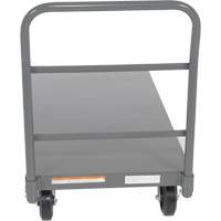 Platform Truck, 48" L x 24" W, 2000 lbs. Capacity, Rubber Casters O-Max