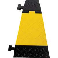 Protecteur de c&acirc;ble tourne-&agrave;-droite robuste Powerhouse, 5 canaux, 12" lo x 19,75" la x 2,25" h O-Max