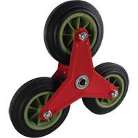 Assemblage de roue de remplacement pour diable monte-marches Kleton O-Max