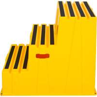 Escabeau industriel, 3 marches, 34-13/16" x 22-7/16" x Hauteur 28-1/2" O-Max