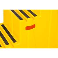 Escabeau industriel, 3 marches, 34-13/16" x 22-7/16" x Hauteur 28-1/2" O-Max