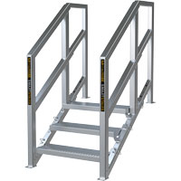 Escalier Smartstairs t&eacute;lescopique &agrave; 3-5 marches en aluminium O-Max