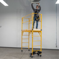 Motorized System for Climb-N-Go Scaffolding O-Max