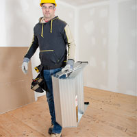 Portable Work-Stand Saw Horse, Aluminum Frame, 12-1/4" D x 24" H O-Max