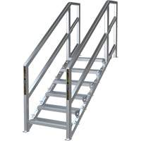 Syst&egrave;me d'escalier modulaire pour la construction de 6-10 marches SmartStairs, 75" ha O-Max