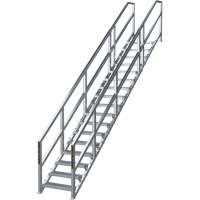 Syst&egrave;me d'escalier modulaire pour la construction de 17-21 marches SmartStairs, 157-1/2" ha O-Max
