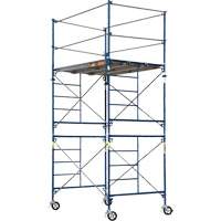 Complete Scaffold Tower with Casters, 69-1/2" D x 178" H O-Max
