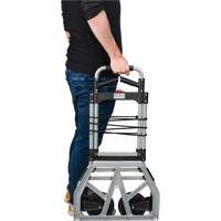 Folding Hand Truck, Aluminum, 275 lbs. Capacity O-Max